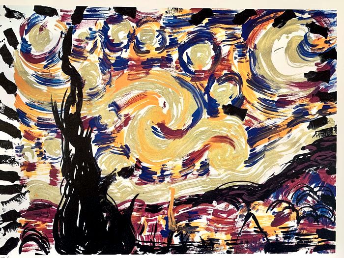Arman Fernandez – Starry Night (Homage to Vincent Van Gogh)